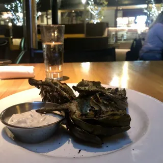 Grilled California Artichokes