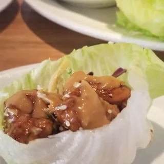 Sesame Chicken Lettuce Wraps
