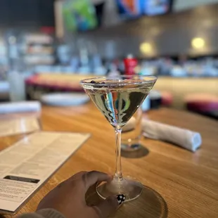 Champagne cocktail lavender