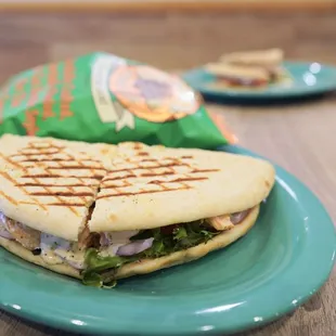 Salmon panini