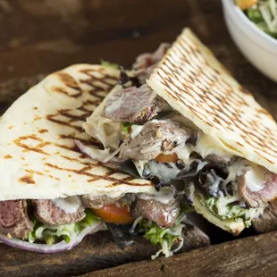 beef tenderloin panini