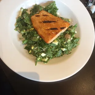 Dr Detroit, hold the bacon, add salmon. Yum! Oh and chopped.