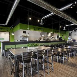 sushi and sashimi, interior