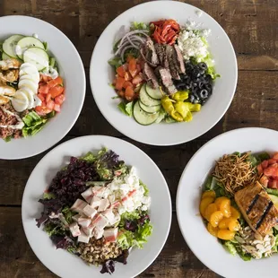 salads, food
