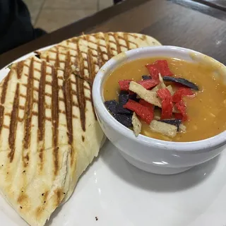 Cheesy Chicken Tortilla Soup