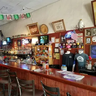 a man sitting at the bar