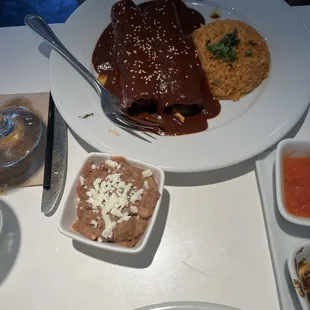 Mole Enchiladas