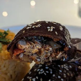 Substantial chicken filling