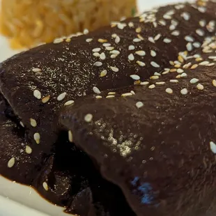 Chicken Mole Enchiladas