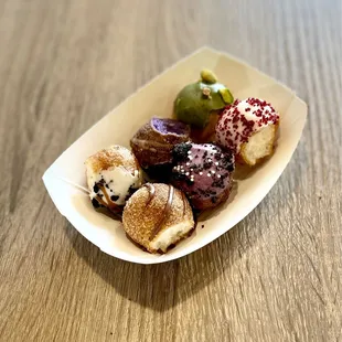 Assortment of yummy deserts.