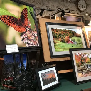 Our gallery always has images from Mark &amp; Taylor's travels ready for sale &amp; we do custom work in house.