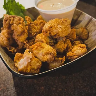 Gator Tails and Dock Sauce