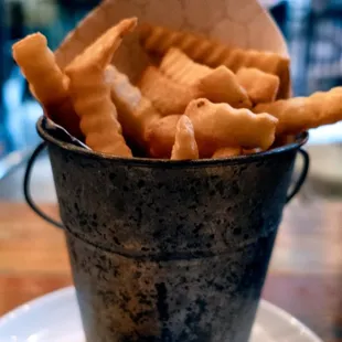 French Fries, with Sriracha Aioli: $6; $6.53 with tax