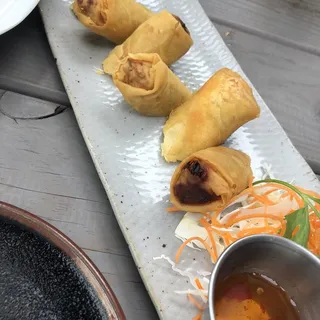 Deep Fried Vegetables Spring Rolls