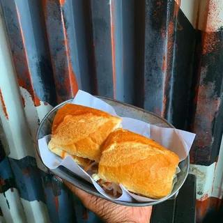 Vietnamese Caramelized Tiger Shrimp Bánh Mì (Sandwich)