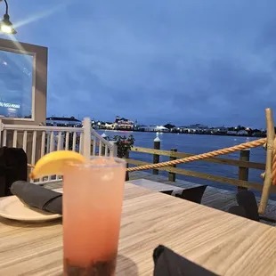 Another blueberry lemonade with a view