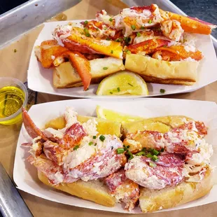Lobster Rolls - Maine and Connecticut