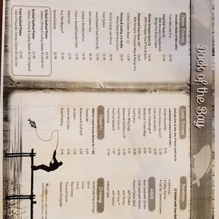 Menu as of 6/13/21