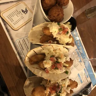 Shrimp tacos