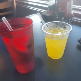 Water and Chesapeake Bay Mango Crush