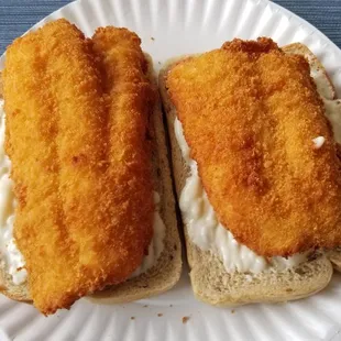 2 piece fish sandwich