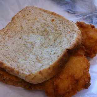 Small fish sandwich