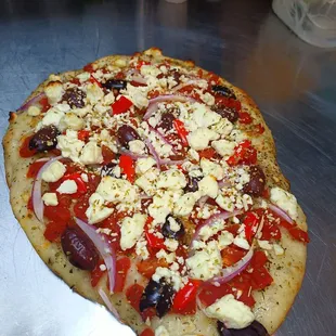 Artisanal Greek pizza