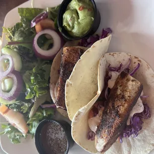 Blackened Tuna tacos
