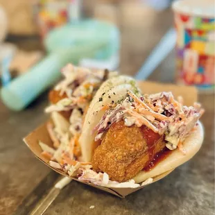Fried Chicken Baos