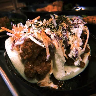 Fried Chicken Baos