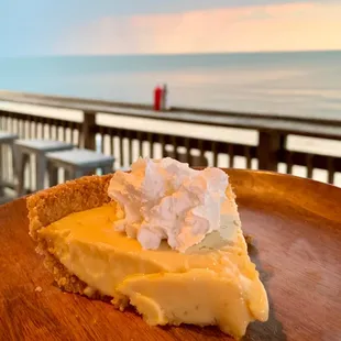 Made in house key lime pie. Recommend  #UpCloseSavor XP