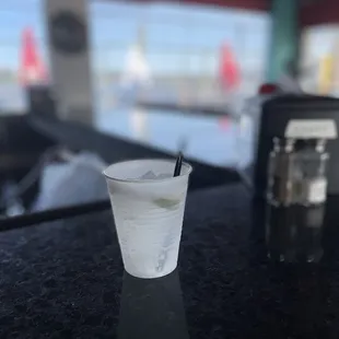 Bombay gin and tonic.