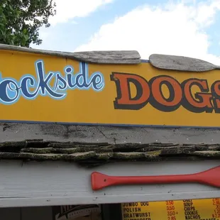 the front of the restaurant