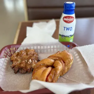 Apple Fritter and Bowtie