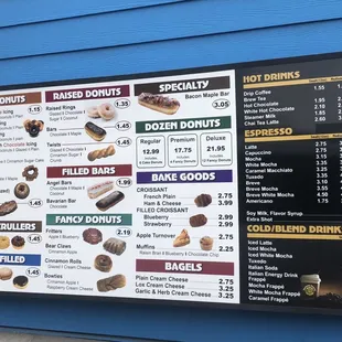 Love their detailed menu. Makes picking in the drive thru easy!