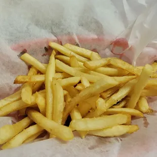 a basket of french fries