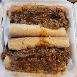 Large Roast Beef PoBoy, delicious!