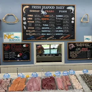  seafood display