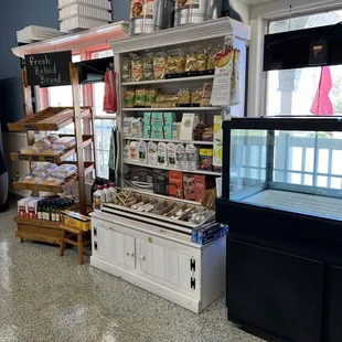 he inside of a store