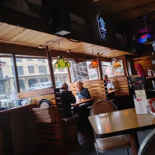 diners sitting at tables