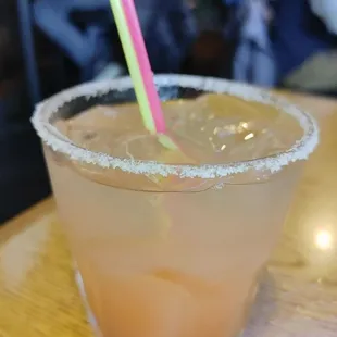 a margarita in a glass