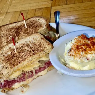 my reuben late lunch had half the next day