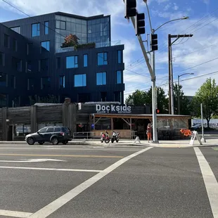 Right near the river