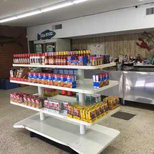They have a variety of seafood seasoning and condiments