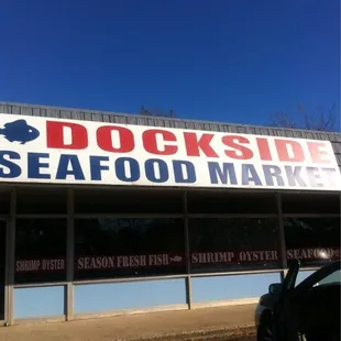 the front of the store