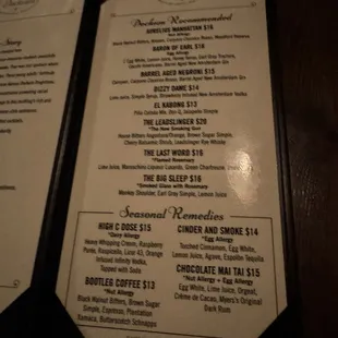 Menu April 2024