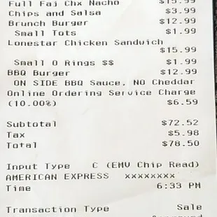 Receipt