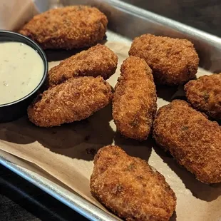 fried chicken nuggies and fries