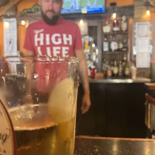 Coldest beer and the best bartender in Brandenburg!