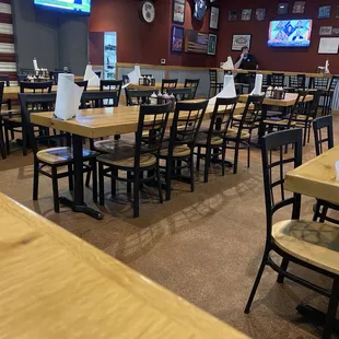 Restaurant, low tables